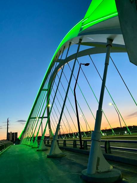 istock Northeast Minneapolis Riverfront and Lowry Bridge at Sunset 1490124712