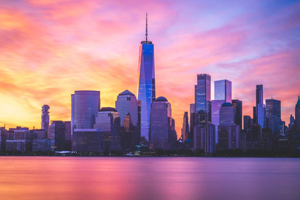 istock The Freedom Tower and NYC Skyline 1490127890