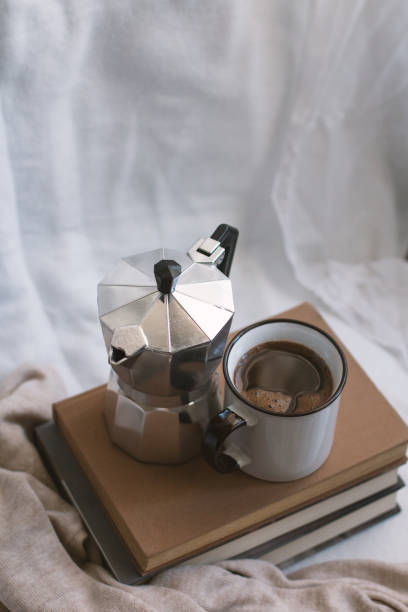 istock Good books and coffee, ideal for spending time indoors. 1490137315
