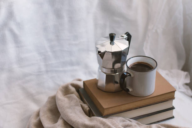istock Good books and coffee, ideal for spending time indoors. 1490137319