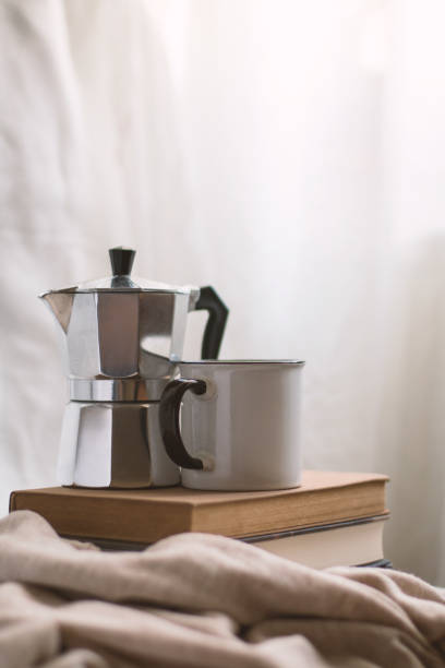 istock Good books and coffee, ideal for spending time indoors. 1490138020
