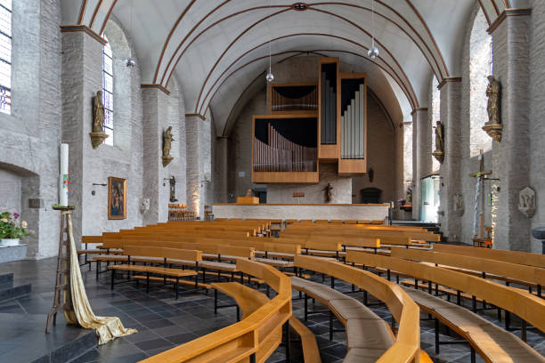 istock Aukirche, Monschau, Germany 1490155185