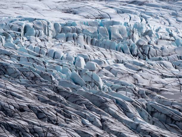 istock Breathtaking landscape featuring snow-capped mountains and a glacier with rocky outcroppings 1490171921