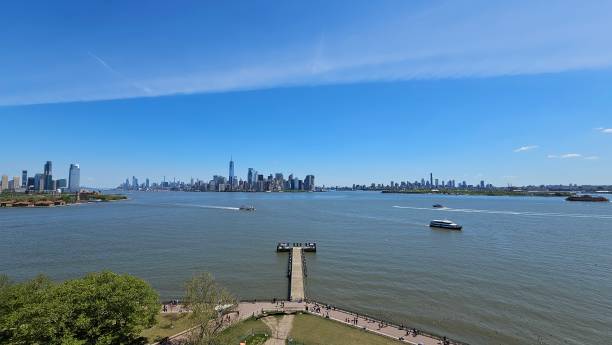 istock Manhattan Skyline in New York, USA 1490182084