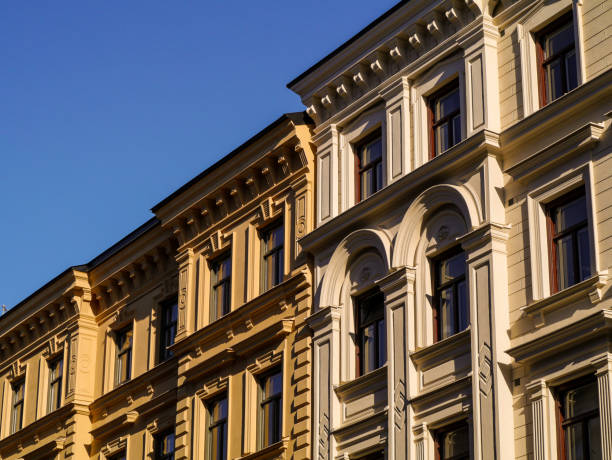 istock Low angle view of buildings against sky 1490200508
