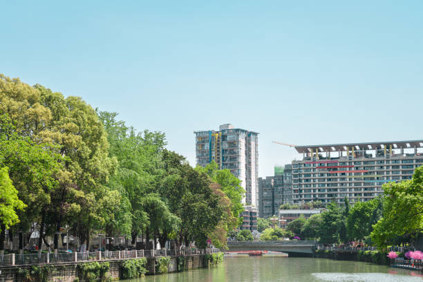 istock Early morning by the river in Chengdu 1490216514