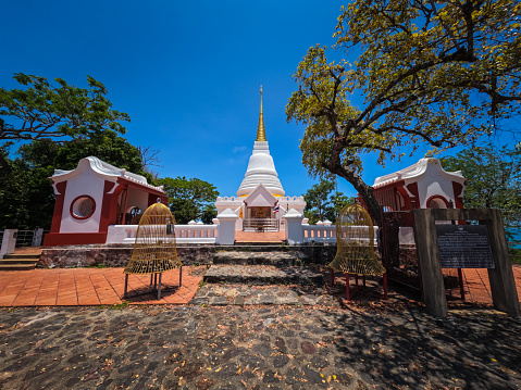 Pagoda on Tang Kuan Mountain ,Songkhla, Thailand