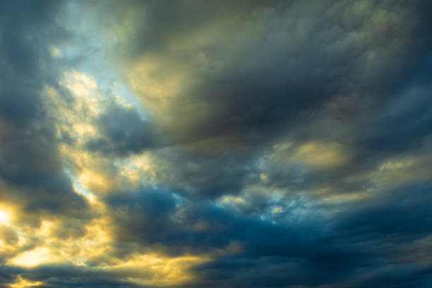istock Image of clouds moving in the sky 1490233838