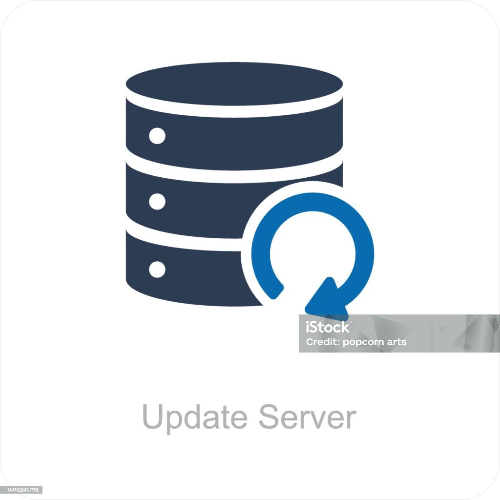 Update Server Stock Illustration - Download Image Now - Concepts ...