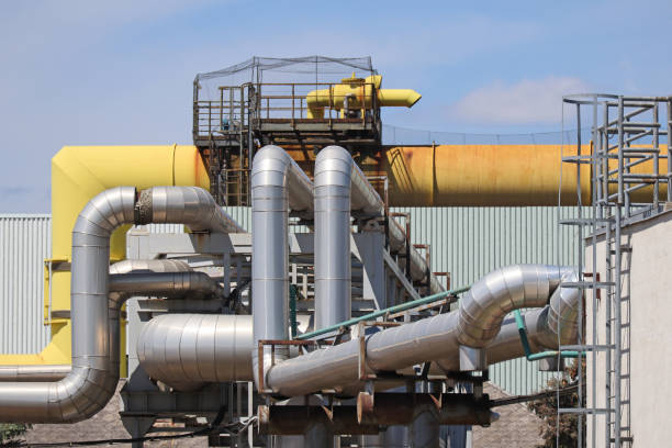 istock Pipeline of the power station 1490242645