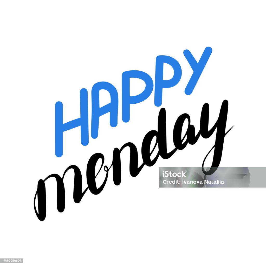 Happy Monday Office Banner Stock Illustration - Download Image Now ...