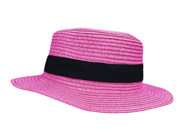 istock Vintage straw hat for men isolated on white background. 1490259366