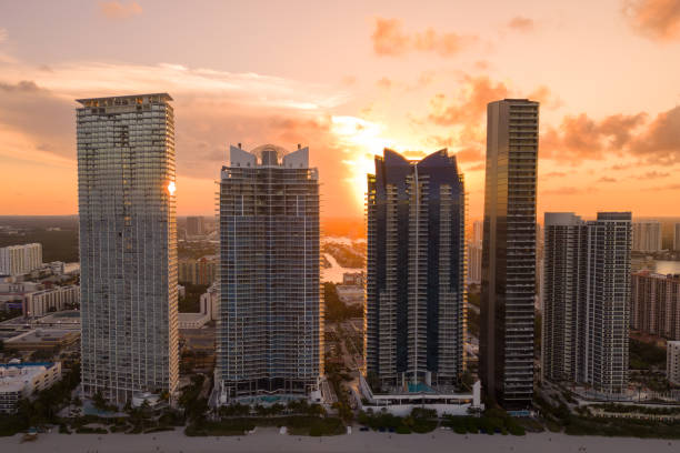 istock A sunset view of miami beach 1490267277