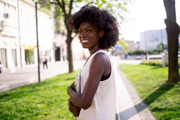 istock Beautiful African female university student lifestyle 1490287165