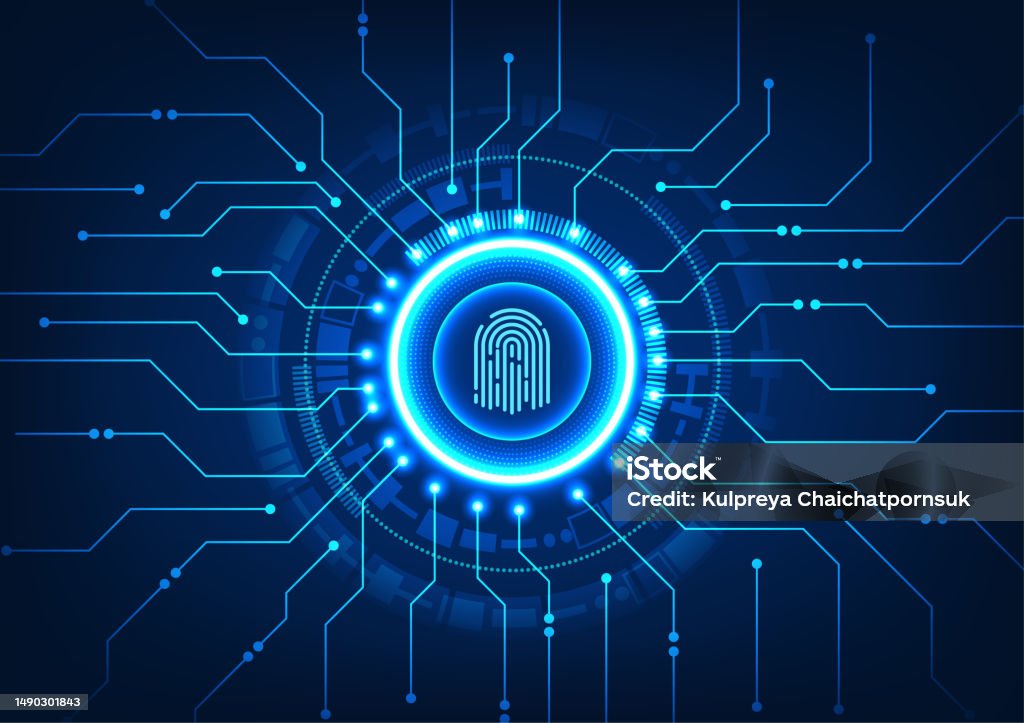 Technology Help Background Technology Background Smart Fingerprint Technology Technology That ...