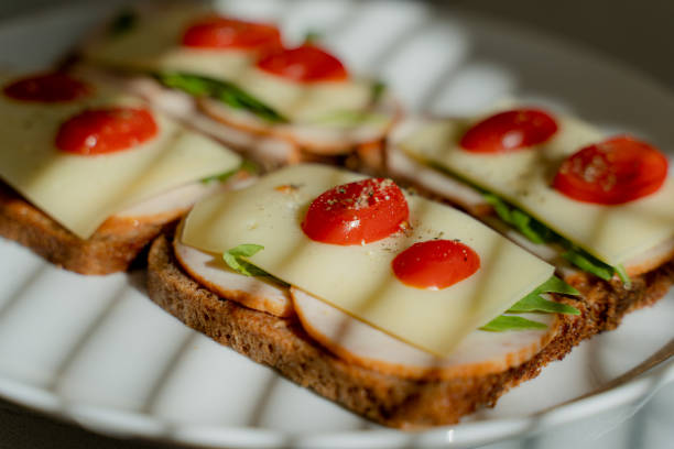 Tomato, mozzarella and basil
