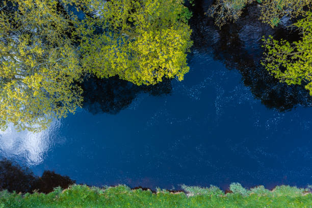 istock The view from directly above of a Scottish river 1490304513
