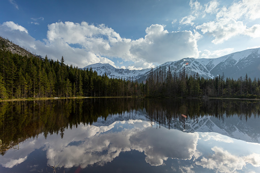 istock mirror lake in the mountains 1490305037