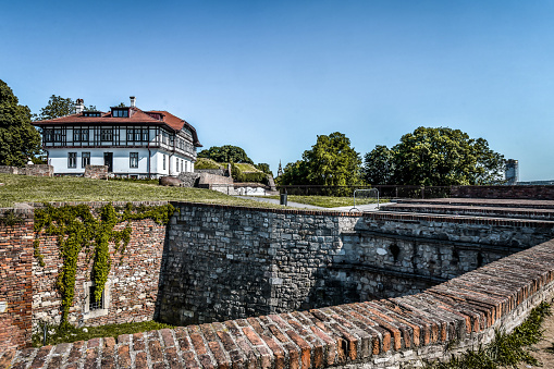 Belgrade, Serbia - 20th of June, 2021. Main Building Of Institute For Protection Of Cultural Monuments On Kalemegdan.