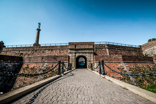 Moat To Entrance Of Kalemegdan In Belgrade, Serbia