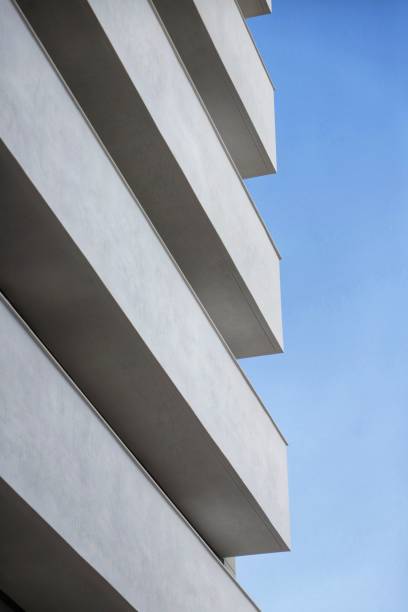 istock modernist building with symmetrical balconies 1490315183