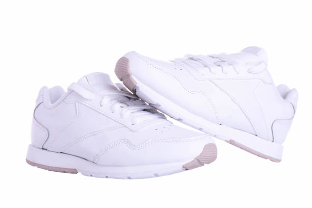 istock Stylish leather women sneakers 1490317521