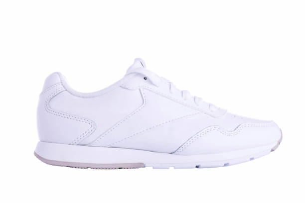 istock Stylish leather women sneakers 1490317523