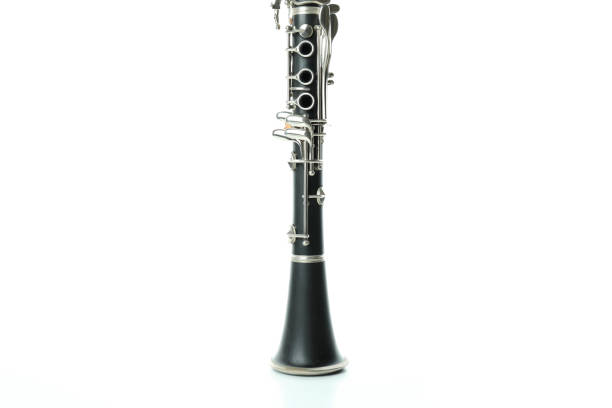 istock Clarinet musical instrument isolated on white background 1490324797