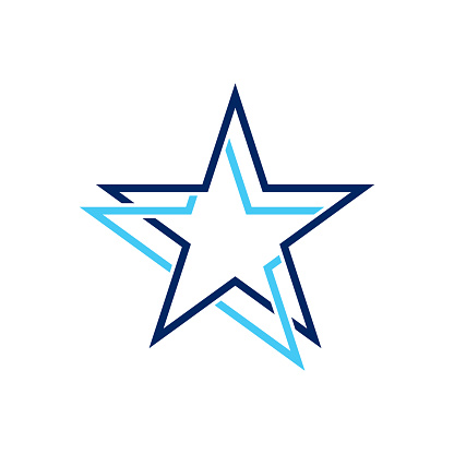 Star icon template vector illustration design