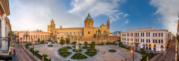 istock Palermo, Italy at Historic Palermo Cathedral 1490336495