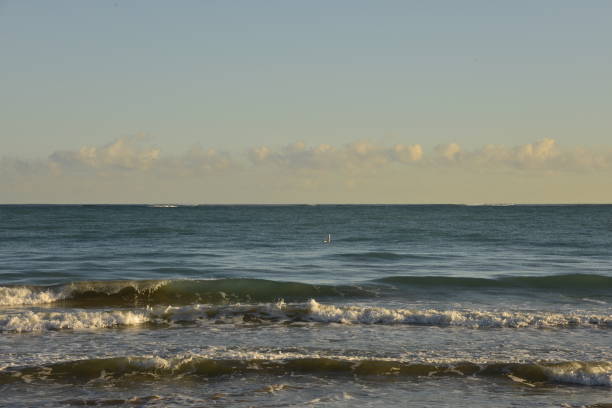 istock Smooth Waves Against Calm Morning Sky 1490342138