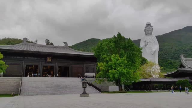 Tsz Shan Monastery located in Tung Tsz, Tai Po District, Hong Kong.
