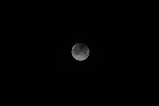 Free Stock Photo of Blood moon during a lunar eclipse in a starry sky ...