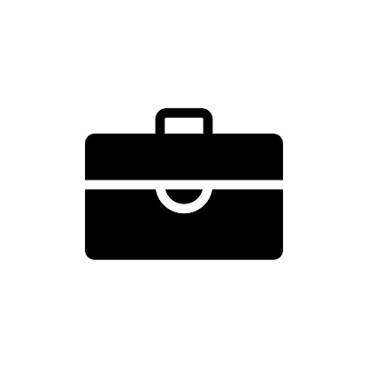 Briefcase Icon Design with Editable Stroke. Suitable for Web Page, Mobile App, UI, UX and GUI design.