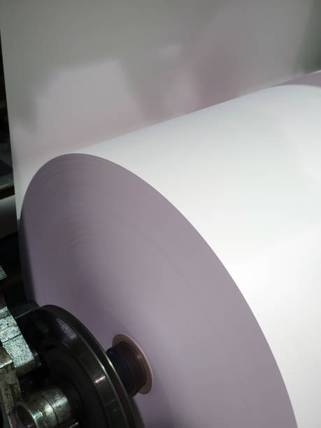 istock Paper roll in printing inustry 1490363119