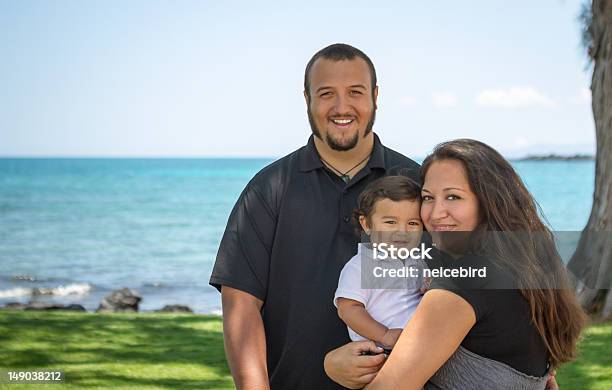Happy Young Island Family Stock Photo - Download Image Now - Polynesian Ethnicity, Family, Polynesia