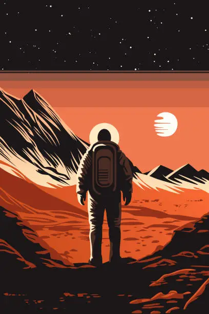 Vector illustration of Space Poster