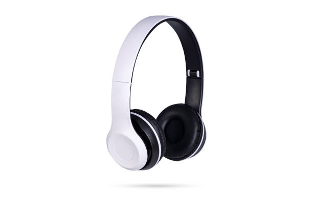istock White wireless headphones isolated on white background with clipping path. 1490393236