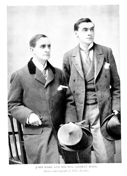 istock John and Gilbert Hare Photo Portrait, Actors, 19-20th Century British Culture 1490393442