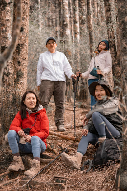istock Female make a portrait in a forest. 1490414065
