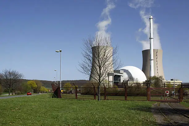 Nuclear power plant in Grohnde (Germany)
