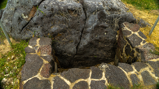 Massacre Rocks Massacre Rocks State Park Register Rock Idaho Stock Photo - Download ...