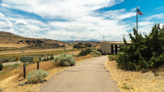 Historical Site of Oregon Trail and California  Trail