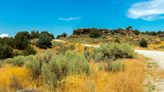 Massacre Rocks Massacre Rocks State Park Register Rock Idaho Stock Photo - Download ...