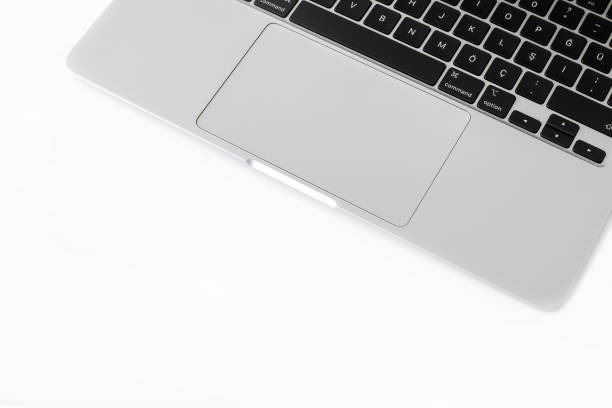 istock Keyboard and trackpad, gray keyboard. 1490434971