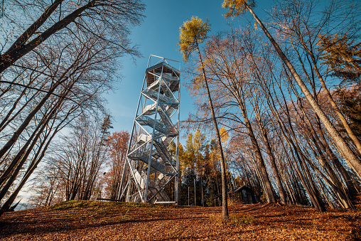 The Tower of Voices at the Flight 93 Memorial in rural Pennsylvania