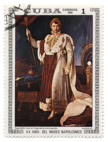 CUBA - CIRCA 1981: A stamp printed in CUBA shows image of the Napoleon Bonaparte, circa 1981.