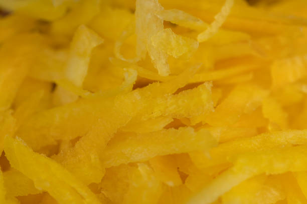 istock Sliced into thin slices of bright yellow carrots in the kitchen 1490449933