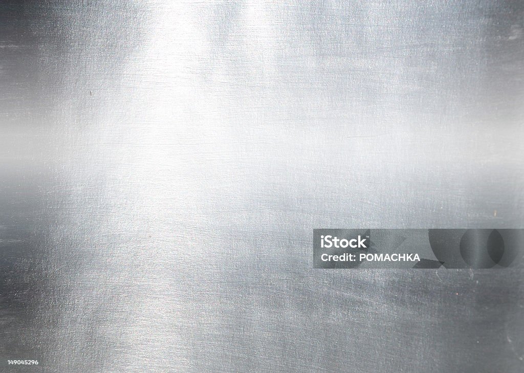 Gebürstetes Metall-Teller - Lizenzfrei Struktureffekt Stock-Foto