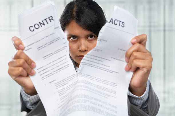 istock Tearing up the contacts 149045364